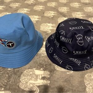 Tennessee Titans Double Bucket Hat Set — Light Blue & Navy